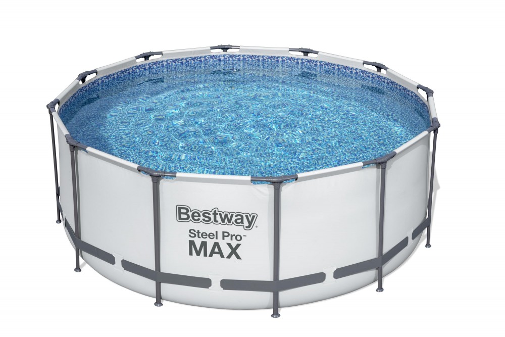 12ft 48  Steel Pro Max Round Pool Set 3