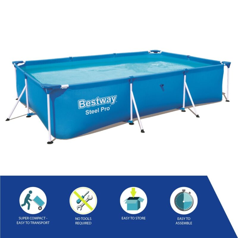 9ft201020Steel20Pro20Rectangular20Pool20Set203