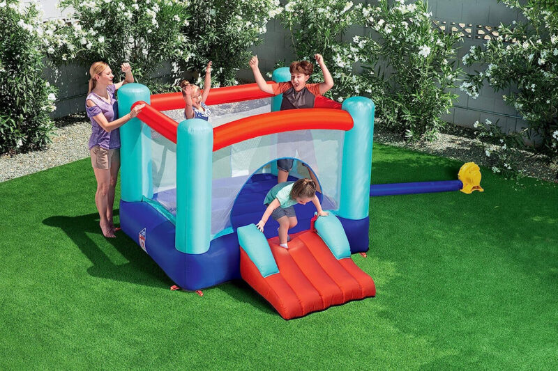 Bestway-constant-air-inflatable-bouncy-castle-slide-cheap-garden-essex