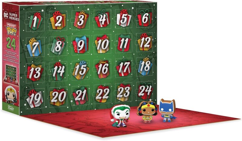 Funko-Advent-Calendar-DC-Super-Heroes-Collectible-Vinyl-Figures-Superman-889698730778-open